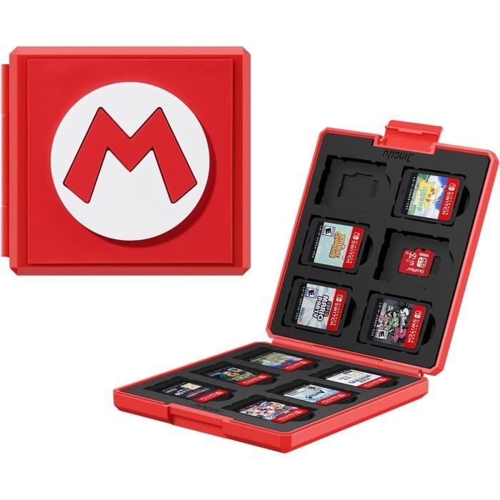 Étui pour Cartes de Jeux Nintendo Switch - Portable et Mince, Boitier de  Protection pour 24 Jeux Nintendo Switch, Boîte de Rangement - Cdiscount  Maison