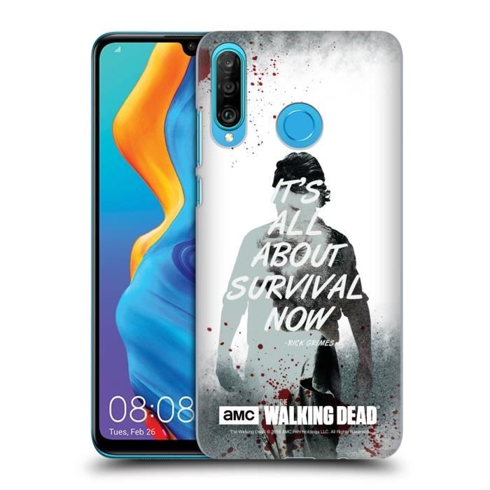 Officiel Amc The Walking Dead Rick Survie Citations Coque D Arriere Rigide Pour Huawei P30 Lite Nova 4e Cdiscount Puericulture Eveil Bebe