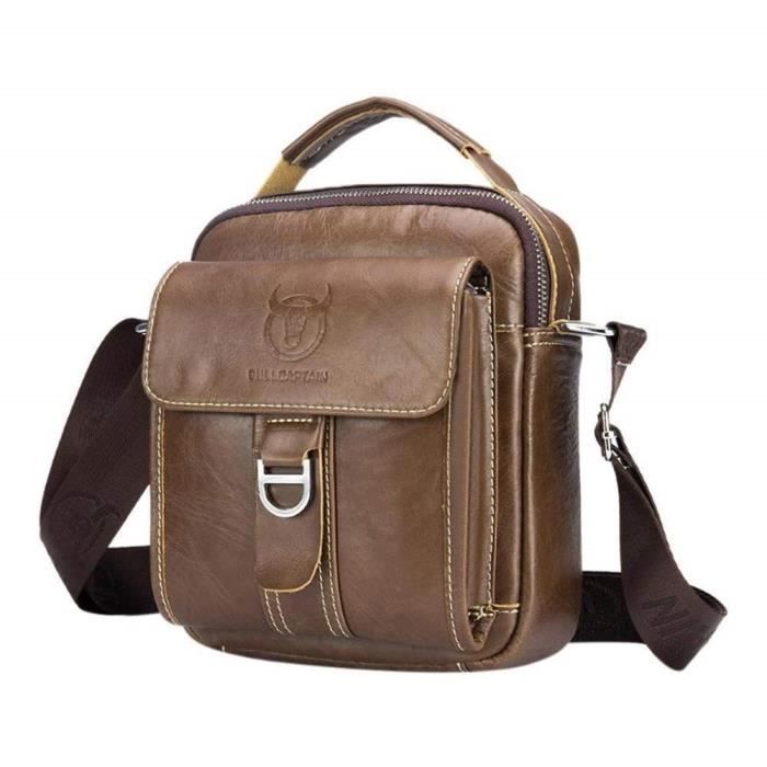 Burberry Sac à bandoulière en cuir marron Veau façon poulain ref.607891