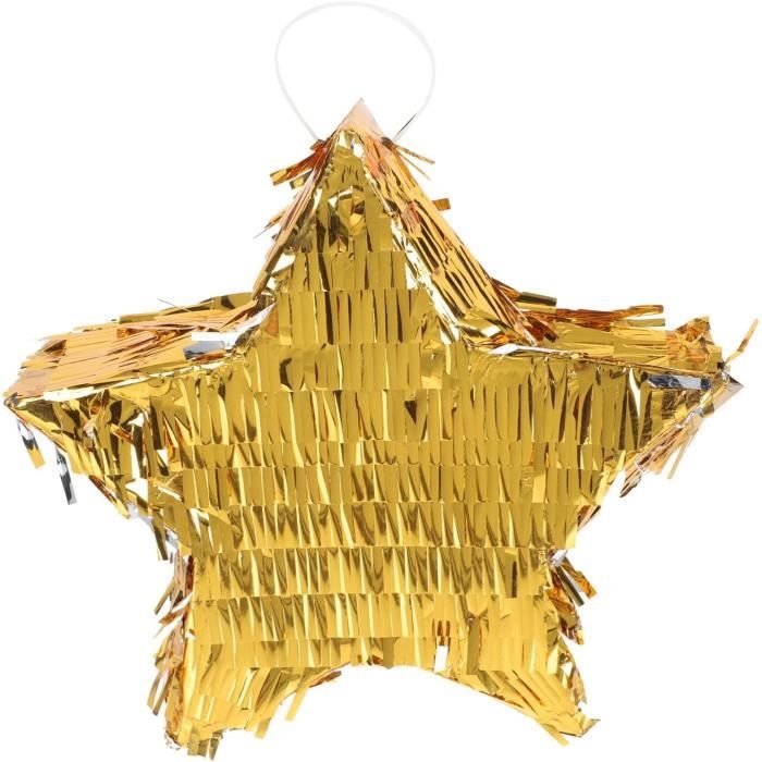 Feuille D' Or Star Pinata Enfants Fête D' Anniversaire Pinata Bonbons