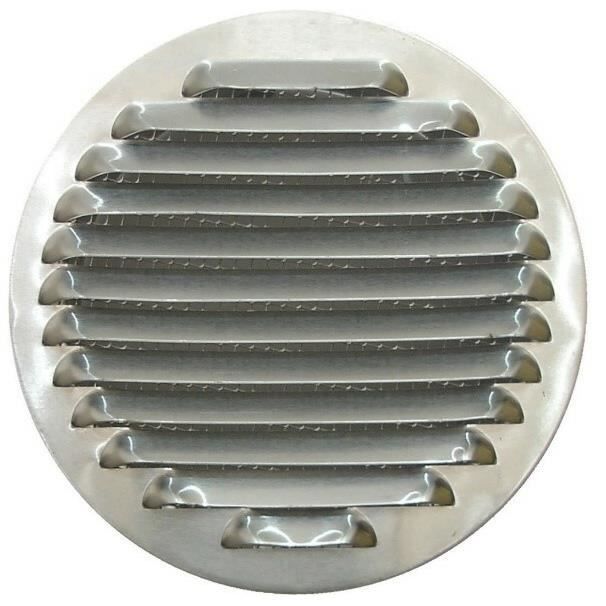 Couvercle de grille d'aération circulaire en aluminium DEMLOU D12CM - Grille  anti-insectes - Cuisine - Cdiscount Bricolage