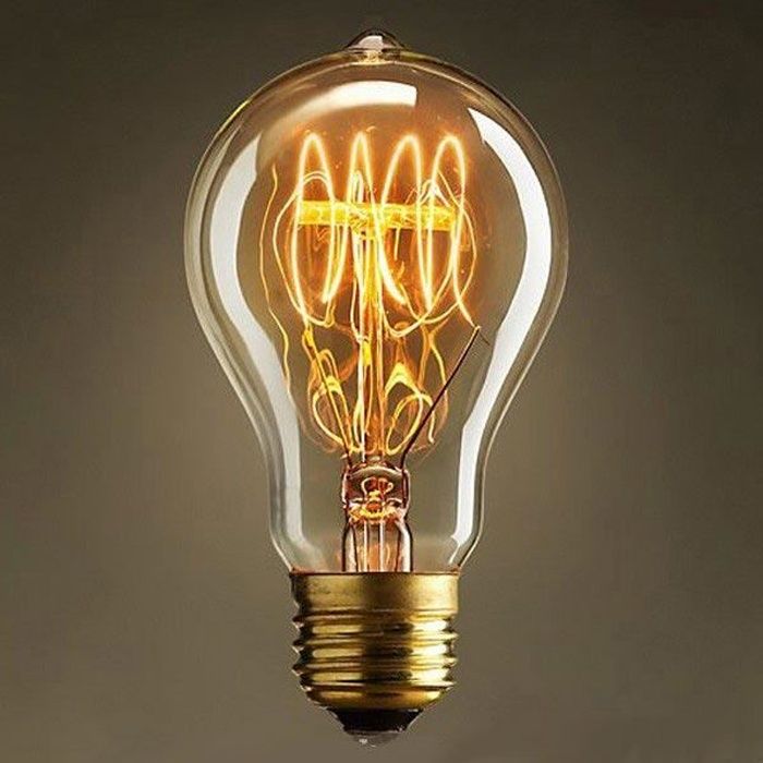 Ampoule Edison Incandescence E27 40W 220V Rétro Style - Cdiscount Maison