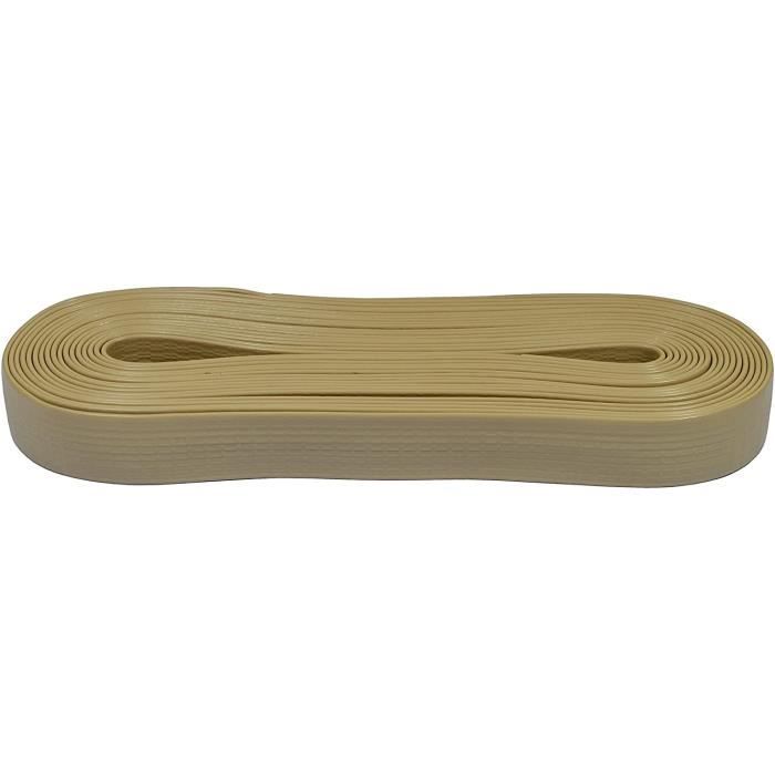 Sangle Raffia 16 Mm X 50 M Gris - Polypropylène Stabilisé UV, Pour Jardin, Décoration, Emballage