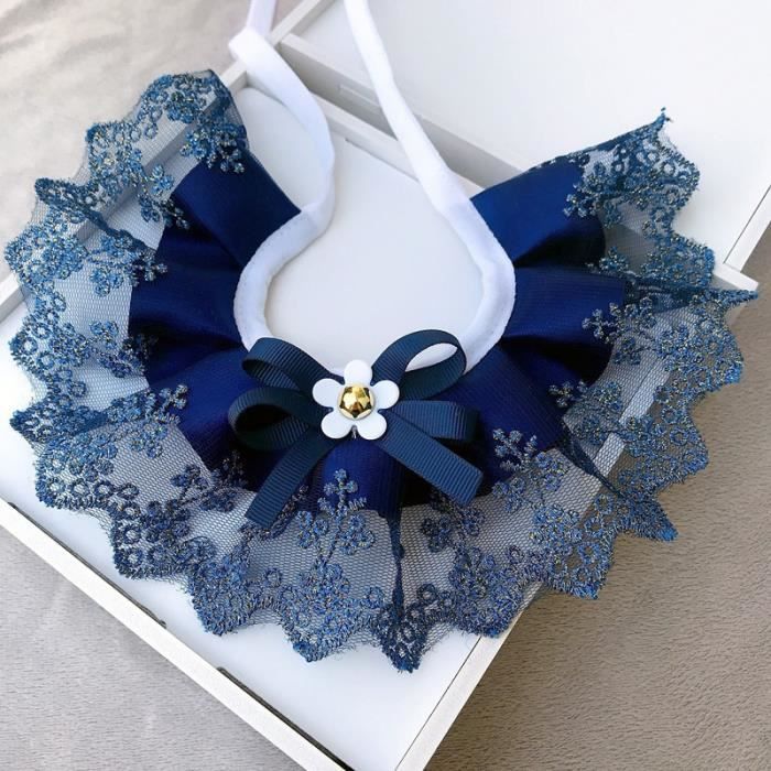 Ruban de dentelle fait à la main avec perles et nœud papillon noir broche femme chemise unisexe nœud papillon costume dames accessoires de vêtements (couleur : 2, taille : une