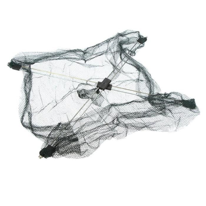 Piège à Poisson Rond Piège à Poisson Pliable En Nylon - Filet Rond Portable - Pour Ménés, Homard, Crevettes, Crabes - 80x80x35 Cm Carrelet De Peche