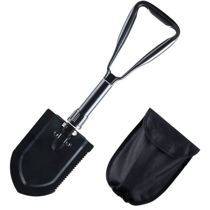Pelle de camping, pelle pliante multifonctionnelle, pelle de survie