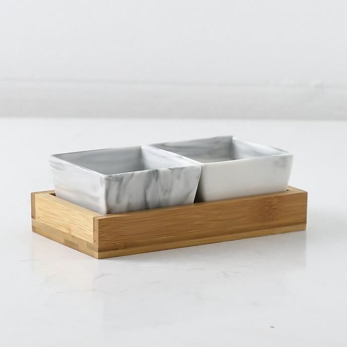 ULTECHNOVO Plateau à Dessert En Céramique Avec Pied Pour