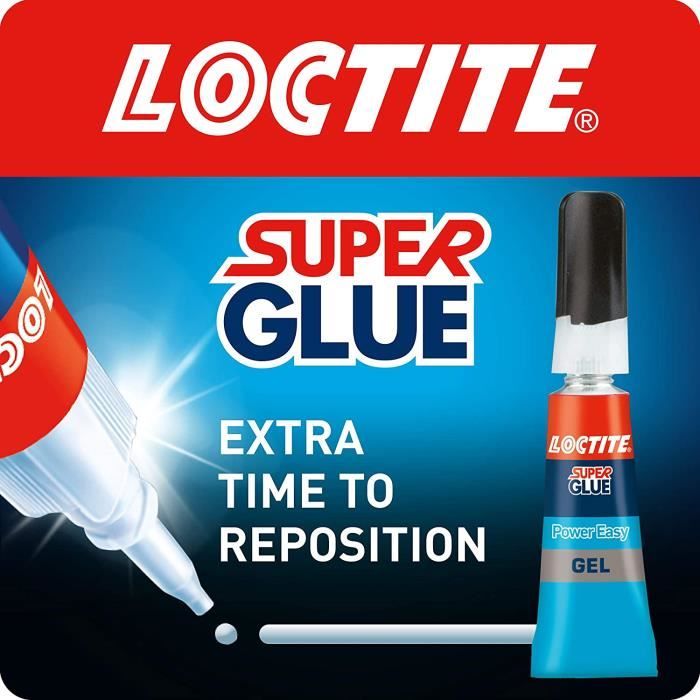 Loctite Colle liquide extra-forte Super Glue 3 - Tube 3g - Colles