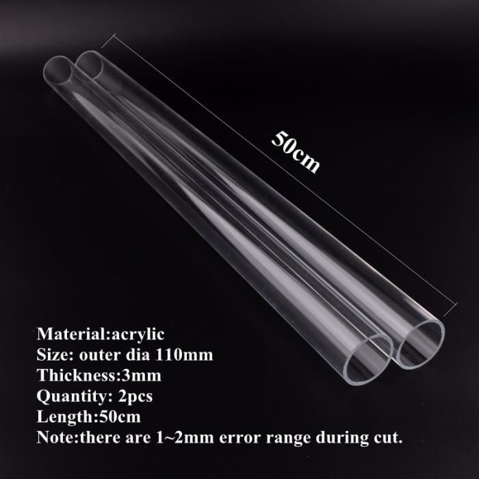Tige En Acrylique Transparent - Diamètre 15 Mm - Longueur 1 M - Polyvalente Intérieur/extérieur