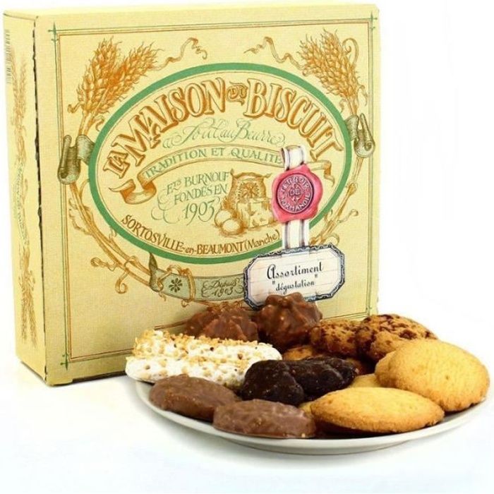 La maison du biscuit - Assortiment de biscuits 500g - Made in Calvados