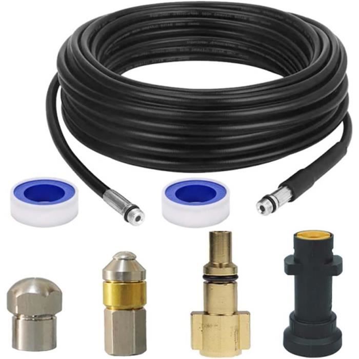 Tools High Pressure Washer Drain Pipe Cleaning Kit 10m 33ft Cdiscount