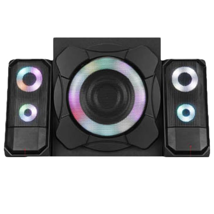 Haut Parleur Gaming BERSERKER GAMING THOR 2.1 RMS Sans Fil Éclairage LED RVB - vue 3