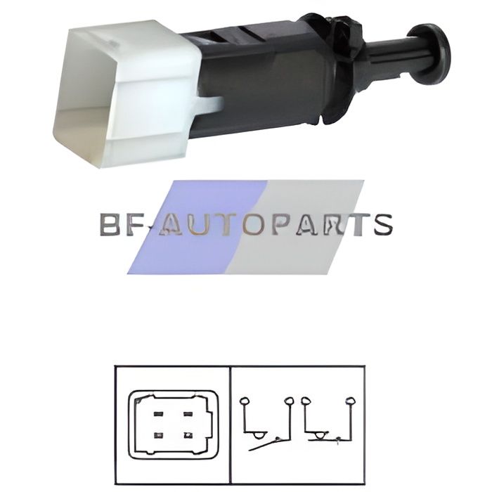 Interrupteur de Feu Stop Pièce de Rechange pour Voiture 7700414988 4545450214 Interrupteur d'arrêt de Feu Stop à 4 Broches Compatible avec Clio Espace Kangoo Laguna Trafic Interrupteur de Feu Stop Pièce de Rechange pour Voiture 7700414988 4545450214 Interrupteur d'arrêt de Feu Stop à 4 Broches Compatible avec Clio Espace Kangoo Laguna Trafic