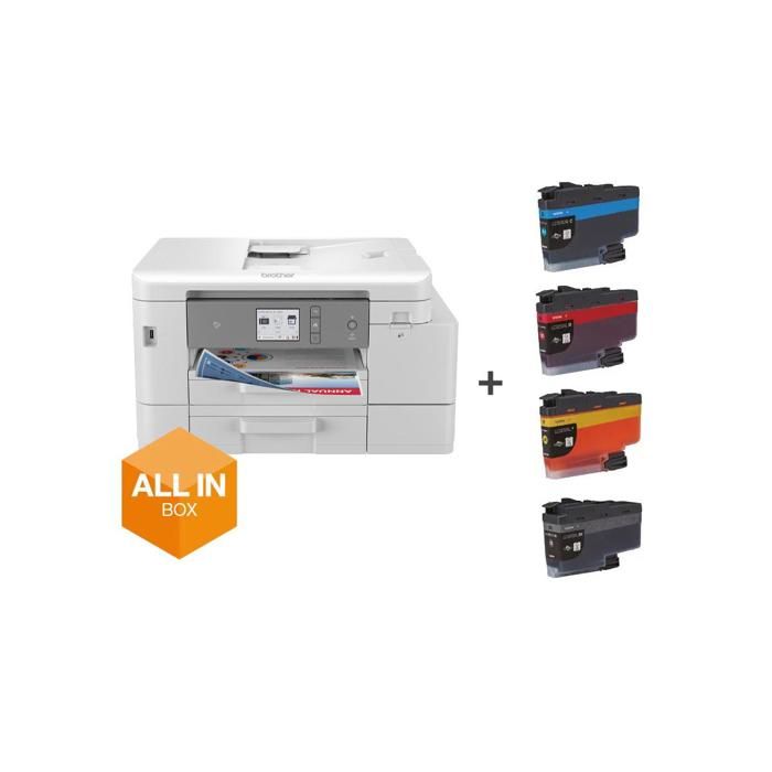 Imprimante multifonction - Brother - MFC-J4535DWXL - Jet dencre - A4 - Wi-Fi - Recto-verso