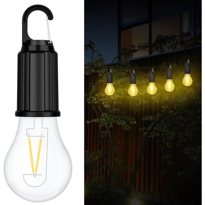 Lampe de camping solaire rechargeable et télécommande