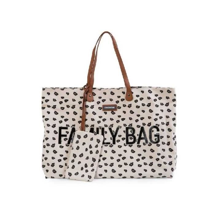 FAMILY BAG SAC A LANGER Choix des Déclinaisons - ecru 36 mois LEOPARD FAMILY BAG SAC A LANGER Choix des Déclinaisons - ecru 36 mois LEOPARD
