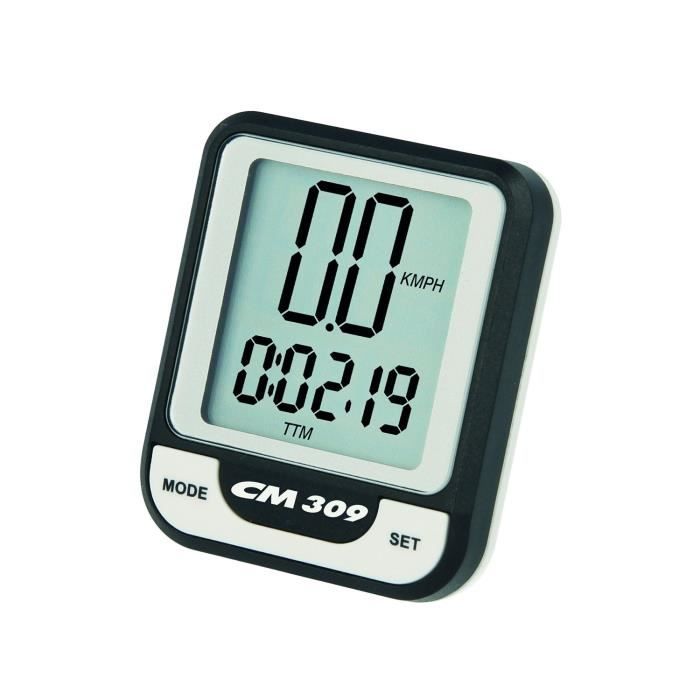 Ciclosport cM sans fil compteur de vélo pour vélo avec 309 blackline de