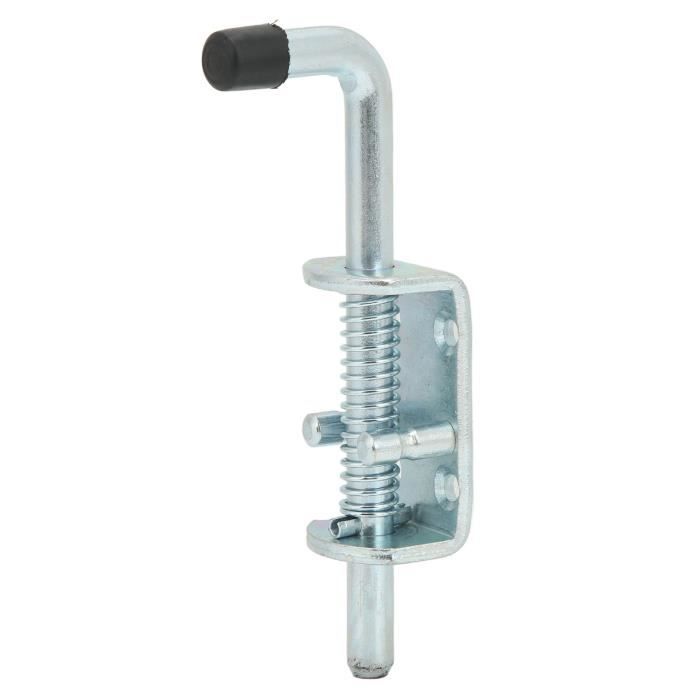 2 Plaques De Verrouillage De Porte à Crochet Et Ressort - Plaquées Zinc, Pour Camion, Remorque, Abri De Jardin | Serrure Sécurité, Fermeture Robuste