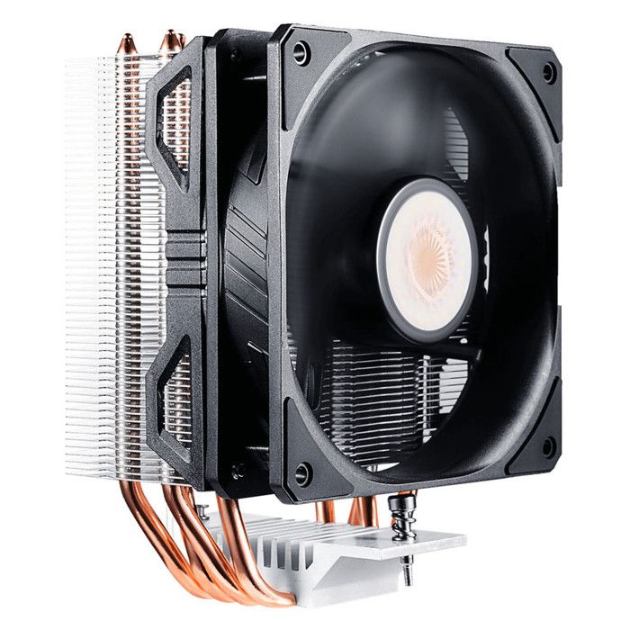 Cooler Master Hyper 212 EVO V2 avec Bracket LGA1700 Refroidisseur pour Processeur - Dissipateur Thermique Décalé, 4