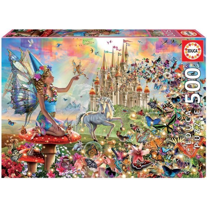 Puzzle Fantasia mgl 500 pièces - EDUCA - Pour adultes - Dimensions