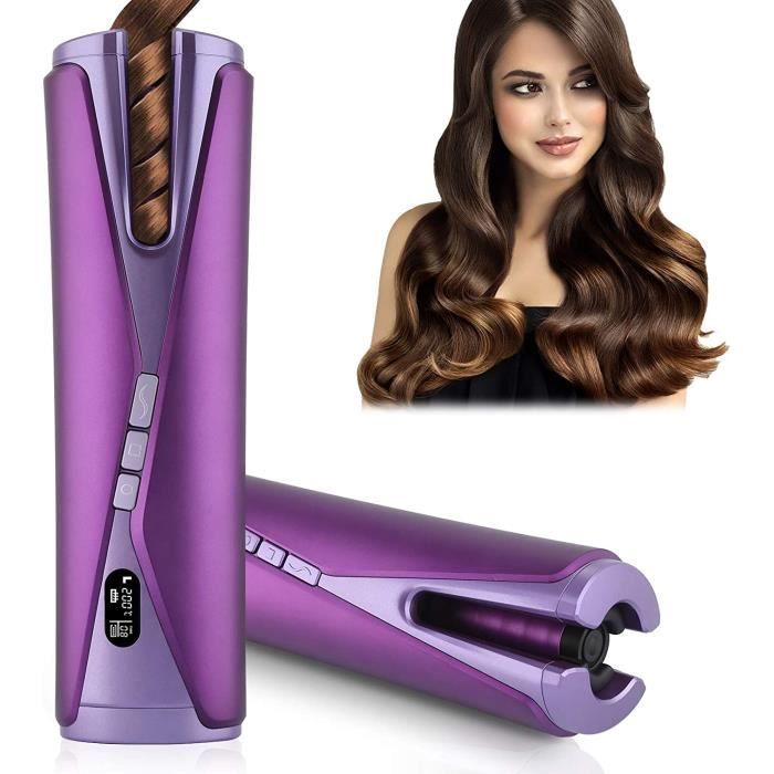 Boucleur a Cheveux Automatique Fer à Onduler Sans Fil Boucleur