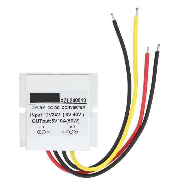 Dc 8v-40v à Dc 12v 10a 120w Stabilisateur Convertisseur Transformateur Regulateur De Tension Vers Le Bas Module Led Sol