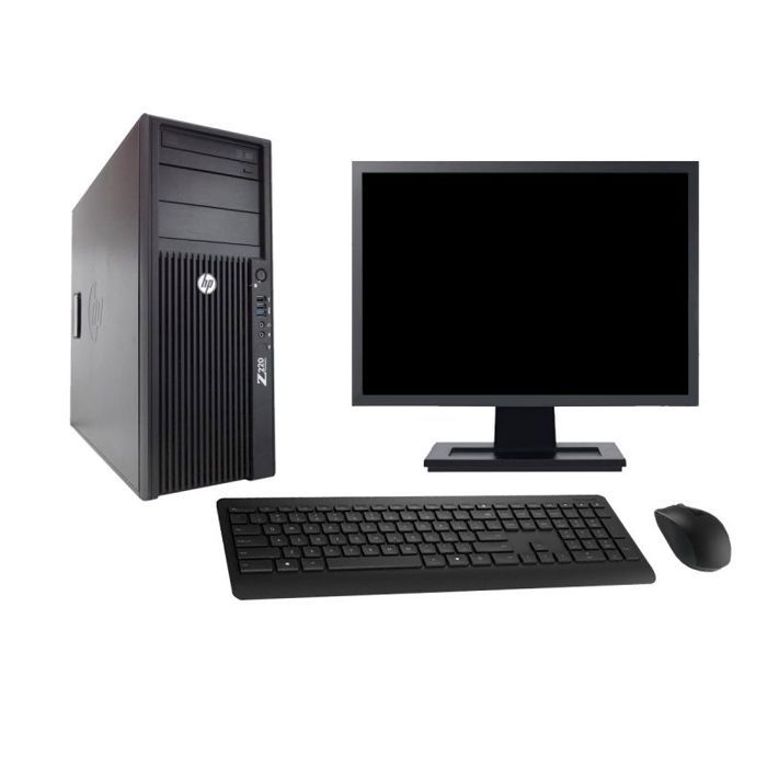PC Tour HP Z220 Ecran 27 Intel Core i7 3770 RAM Disque Windows 10 Wifi
