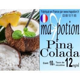 E-Liquide Saveur Pina colada, Eliquide Français, recharge liquide pour  cigarette électronique, Ecig (10ml