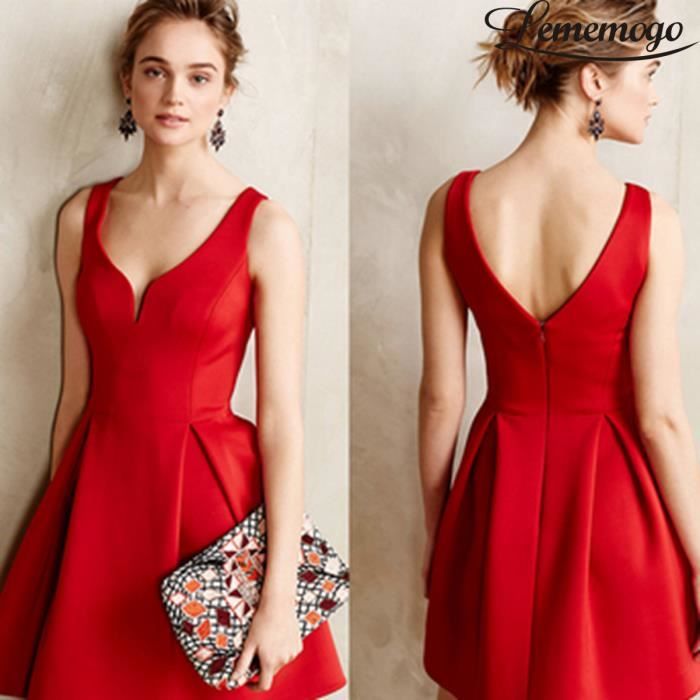 robe rouge c&a