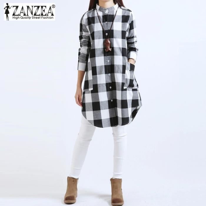 chemise a carreau femme