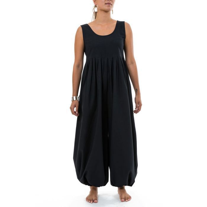 FANTAZIA Sarouel Unisex In Cotone Jeans Denim, Stampa Etnica Originale, Taglie Dalla S Alla XXXL, Blu - 3