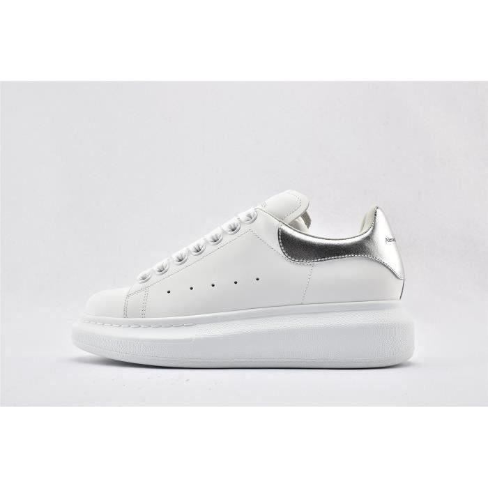 Baskets Alexander McQueen Occasion Taille 44 - Modèle Sportif Blanc, Très Bon état Général