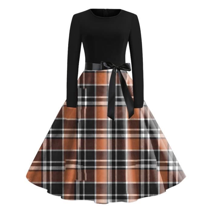 Robe Citrouille Femme Médiévale Gothique - Manches Trompette, Tulle - Style Renaissance Victorien Pour Halloween, Fête Déguisée