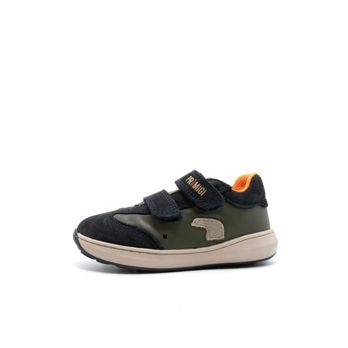 Primigi Baskets - PRIMIGI - Paf 49000 - Cuir - Scratch - Enfant - Vert