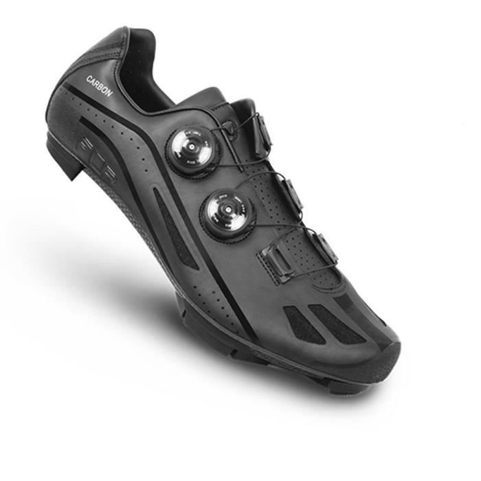 Chaussures de vélo route FLR Elite F95X - Noir - Homme - Serrage molette - Semelle carbone M550