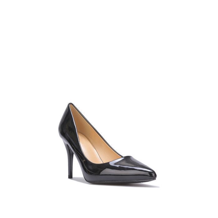 chaussure a talon vernis noir