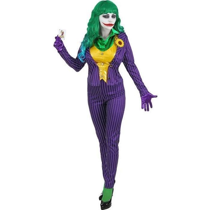 WIDMANN. Déguisement de Joker Folle pour femme. L. Adulte - Cdiscount Jeux  - Jouets