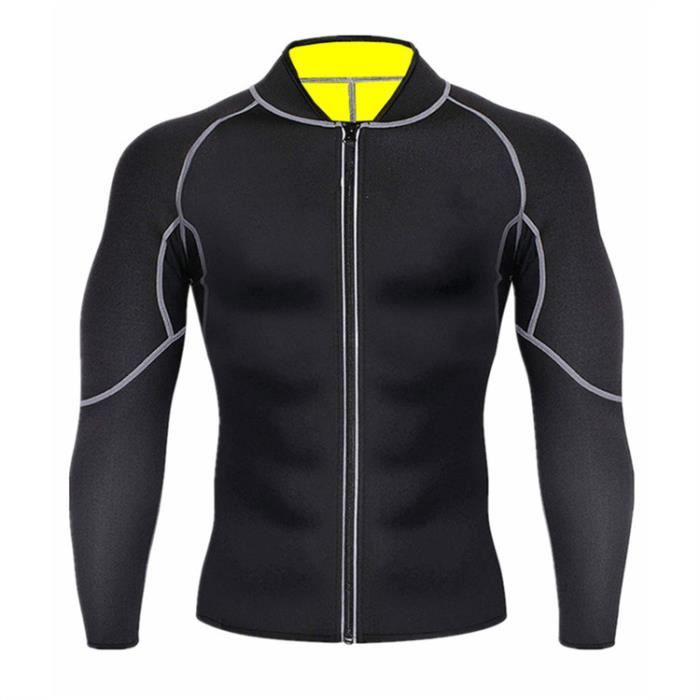 Acheter Costume de Sauna pour hommes, veste de sudation, fermeture