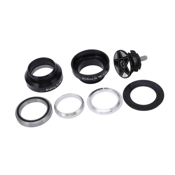 Casque De Direction Vélo 34mm - Alliage Aluminium, Pour Fourche Droite 28,6 Mm, Noir Ou Rouge - 4