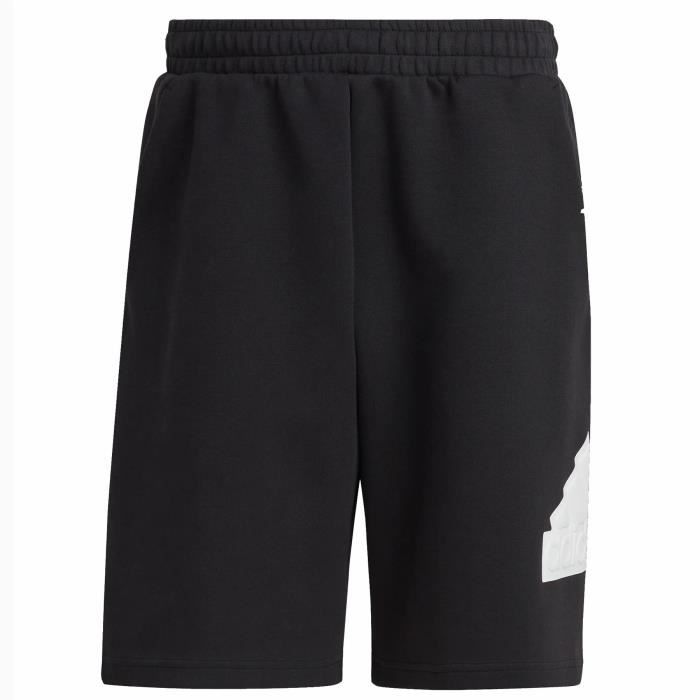 short bermuda homme - adidas - m fi bos sho - noir - taille ajustable - logo thermocollé