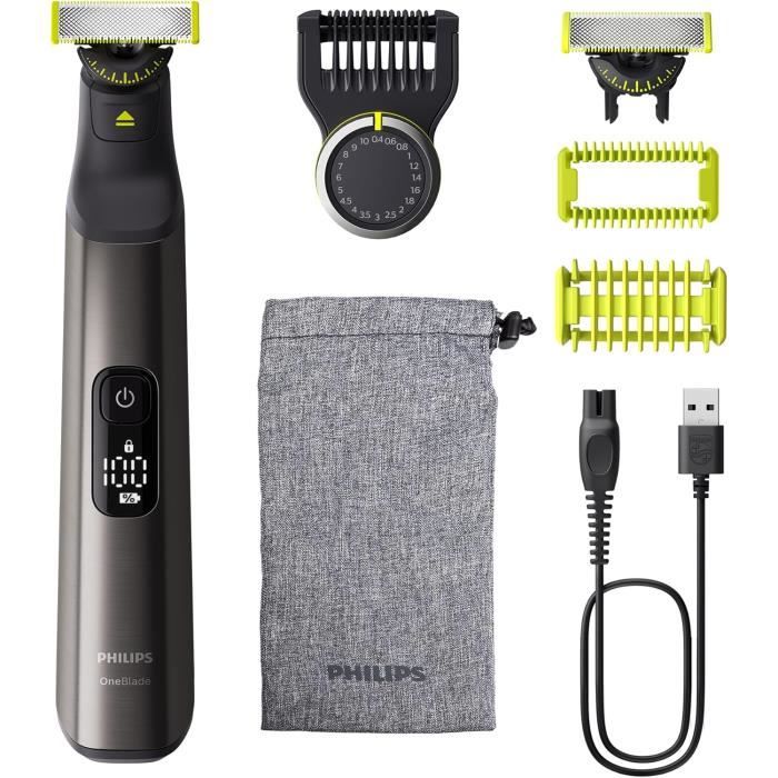 Tondeuse à barbe électrique PHILIPS OneBlade Pro 360 Lame 360 innovante 20 hauteurs de coupe Étanche