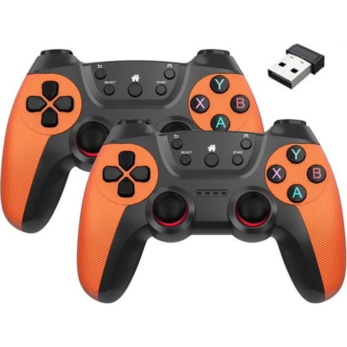 Manette de jeu sans fil PIMPIMSKY Compatible Nintendo Switch Fonction Turbo Combo 2.4 GHz