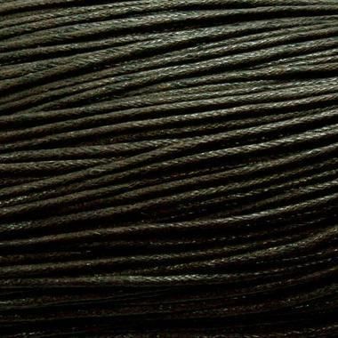 Fil Lacet Coton ciré 1.5 (mm), 10 (m) Noir