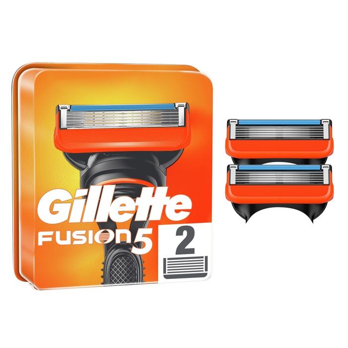 Gillette Recharges de Lames de Rasoir Fusion 5 - 2 unités