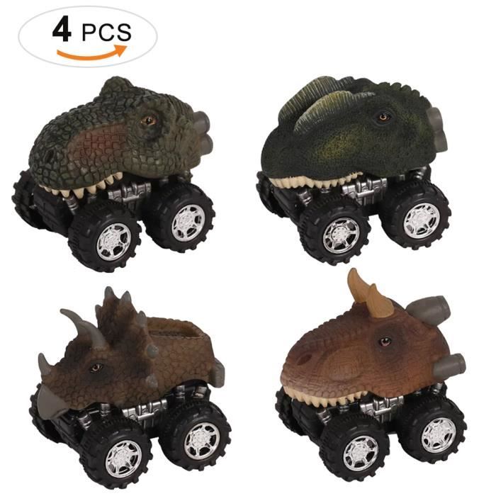 Jouet Voiture à Friction Dinosaure - 6 Modèles Animaux - Sans Piles - Pour Enfants Dès 3 Ans - 12