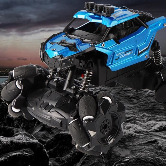 Voiture Télécommandée Drift 1:12 - 4WD, 35 Km/h, Gyroscope, LED, 2 Batteries