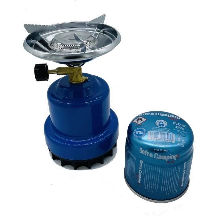 Cuisinière à Gaz De Camping Pliable - Support Cartouche Gaz - Parfaite Pour Randonnée Et Extérieur 2025