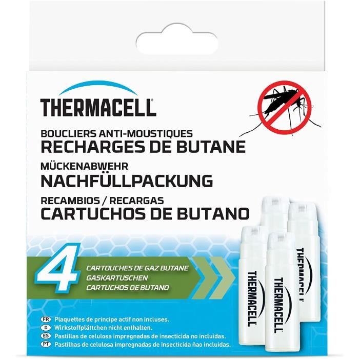 Thermacell Lot de 4 cartouches de gaz butane antimoustiques86