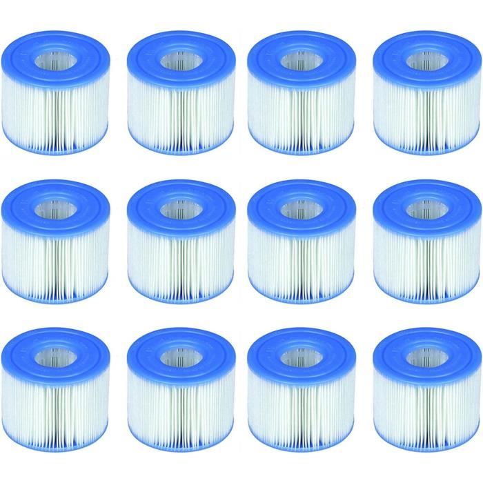 ZFTCN Lot De 12 Filtres Mousse Type S1 Pour Piscine Intex – Éponges Filtrantes Réutilisables & Lavables Pour Spa & Piscine Gonflable