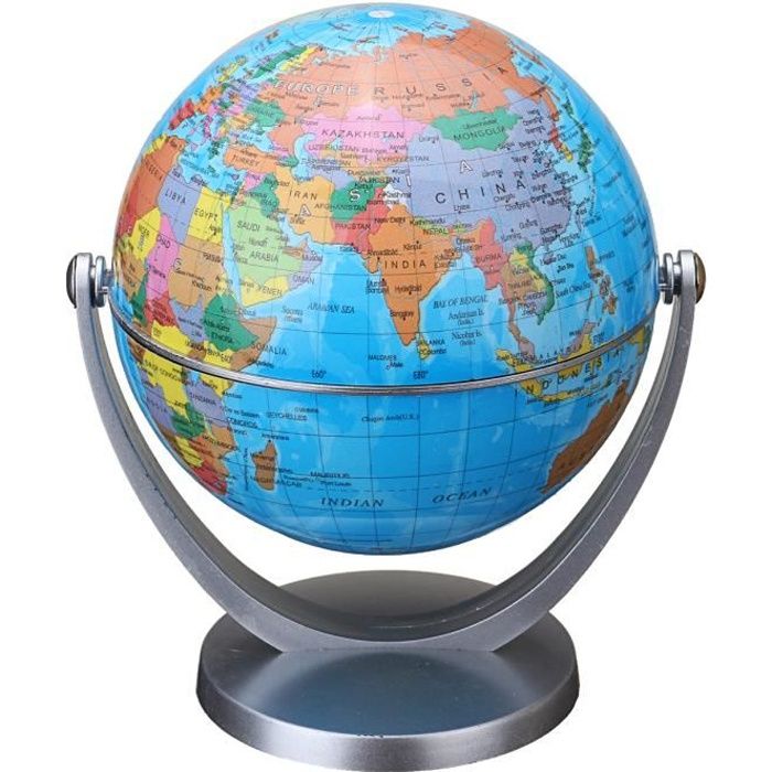 TEMPSA Globe Terrestre éducatif 360° 10.6cm Rotation Rétro Universel  Géographie Décor Bureau Jouet Pédagogique Bleu - Cdiscount Jeux - Jouets